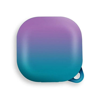 Gradient Covers for Samsung Earbuds During Daily Commutes – purple to teal gradient protective cover for Samsung Buds case