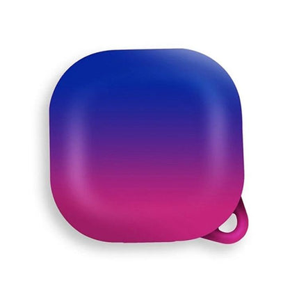 Gradient Covers for Samsung Earbuds During Daily Commutes - blue to pink gradient protective case for Samsung Buds Pro/Buds Live/Buds 2