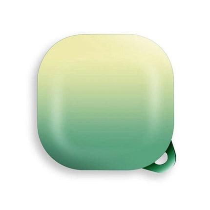 Gradient Covers for Samsung Earbuds During Daily Commutes - green-yellow gradient protective case for Samsung Buds Pro, Buds Live, Buds 2