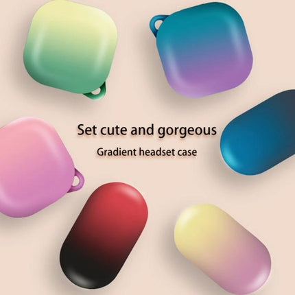 Gradient Covers for Samsung Earbuds During Daily Commutes - colorful gradient protective cases for Buds Pro, Buds Live, Buds 2 on the go