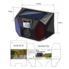 Solar-Powered Infrared Security Alarm for Outdoor Spaces and Fish Ponds