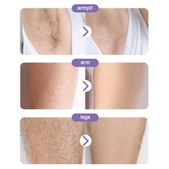 Nano-Glass Gentle Hair Removal Epilator - Painless and Safe Solution