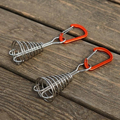 Stainless Steel Outdoor Octopus Buckle for Camping Tent Rope Fixation