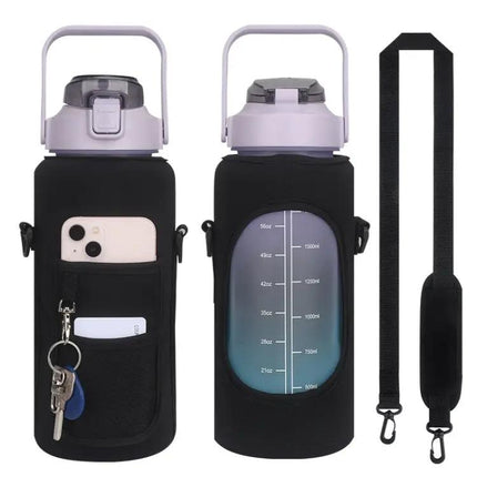 2L Water Bottle Cover Case With Adjustable Strap For Everyday Use | Syndmart