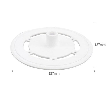 Ecovacs Compatible Mop Bracket for X1 and T10 Robot Vacuums - white 127mm replacement mop bracket, durable easy-install part