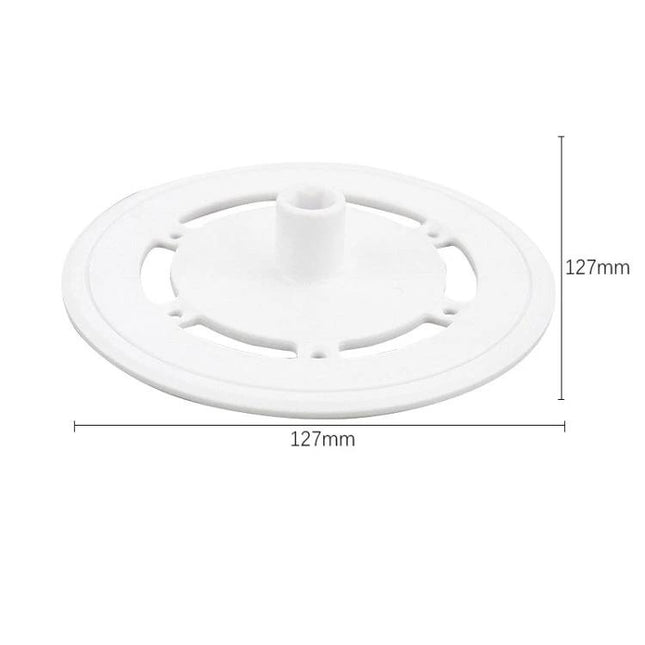 Ecovacs Compatible Mop Bracket for X1 and T10 Robot Vacuums - white 127mm replacement mop bracket, durable easy-install part