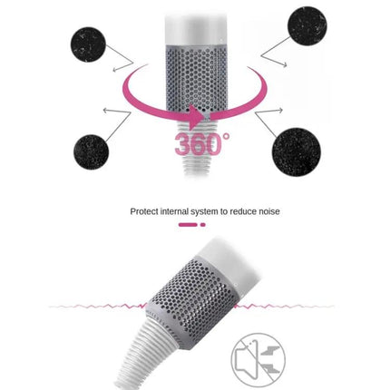 Outer Cover Dust Filter For Hair Dryer Gray Replacement