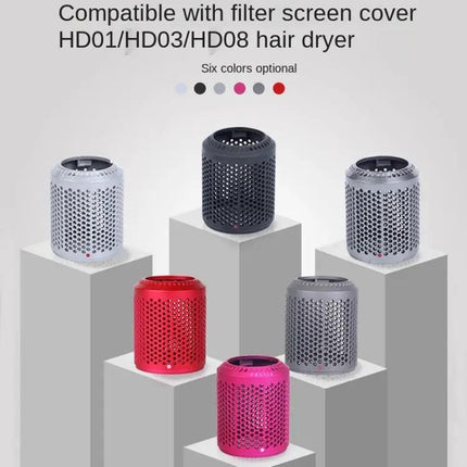 Outer Cover Dust Filter For Hair Dryer Gray Replacement