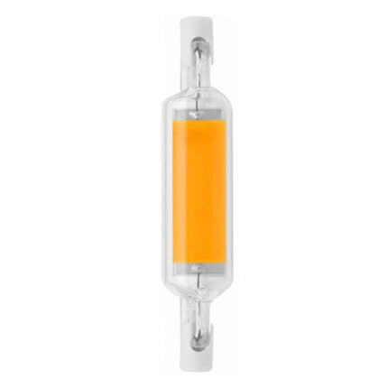 Versatile Glass LED Lamp for Everyday Home Lighting Needs - R7S glass LED bulb, dimmable warm light for reading and kitchen tasks