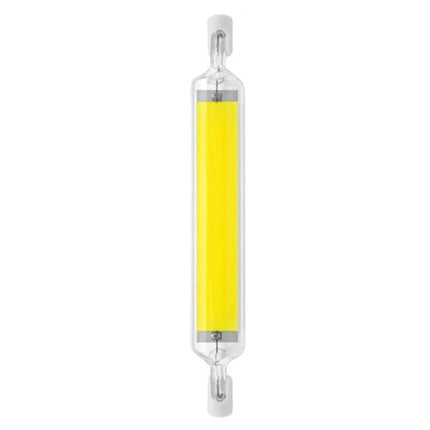 Versatile Glass LED Lamp for Everyday Home Lighting Needs - R7S glass LED bulb, dimmable, neutral white light for living room and kitchen tasks