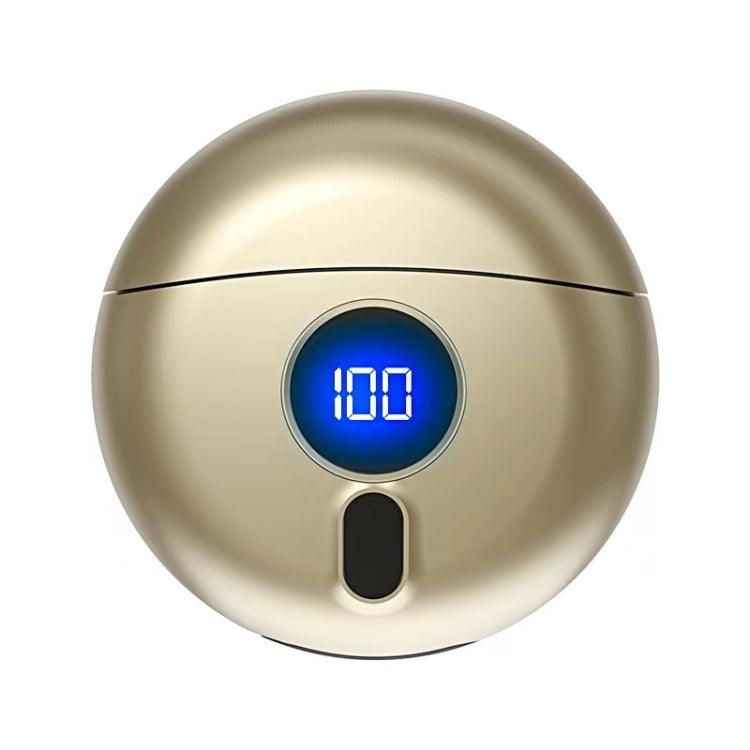 TJ01 Mini Rechargeable Flying Saucer Electric Shaver Champagne Golden