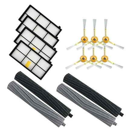 iRobot Roomba 800 Series Replacement Brushes and Parts - set of HEPA filters, side brushes and main brush rolls for Roomba 800 Series maintenance