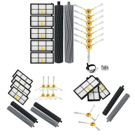 iRobot Roomba 800 Series Replacement Brushes and Parts set with main brush rolls, side brushes and HEPA filters for pet hair and high-dust homes