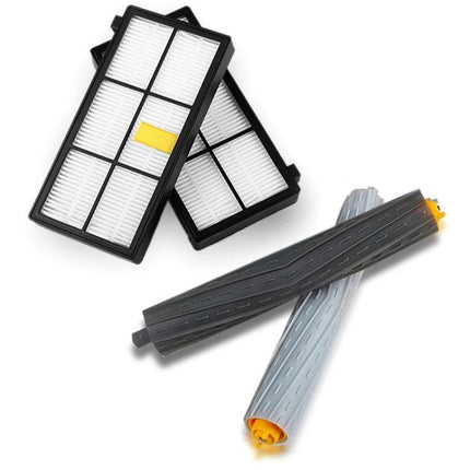 iRobot Roomba 800 Series Replacement Brushes and Parts - main brush rolls and HEPA filters for pet hair and daily maintenance