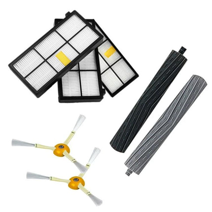 iRobot Roomba 800 Series Replacement Brushes and Parts set with HEPA filters, side brushes and main brush rolls for maintenance