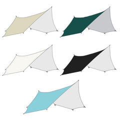 Octagonal Outdoor Canopy Tent for Camping - Sun and Rain Protection Pergola