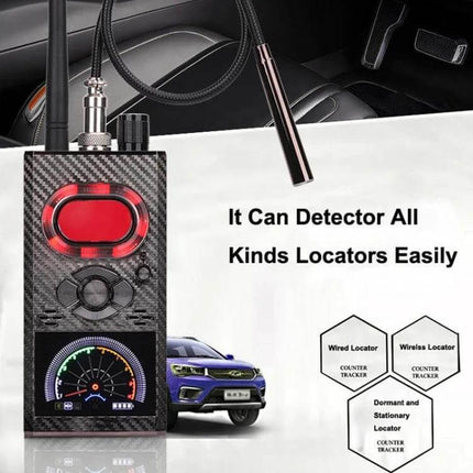 Wireless Camera and Signal Detector for Privacy Protection detecting hidden cameras and RF signals in cars, hotels, conference rooms