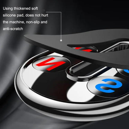 Car Dashboard Phone Holder Black for Easy One Hand Mounting