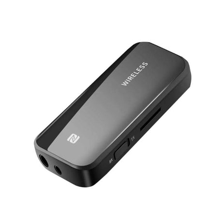 T40 2-In-1 Bluetooth Receiver and Transmitter for Car Aux NFC compact clip-on wireless NFC RX/TX adapter for car and home audio