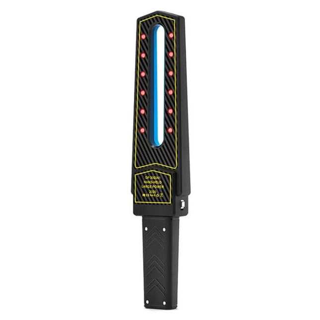 Handheld Signal Detector for Eavesdropping and GPS Scanning, portable wand-style detector with LED indicators for hotel, vehicle, conference sweeps