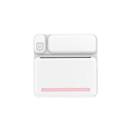 Student-Friendly Pocket Printer for Notes and Photos - compact white inkless thermal printer for students printing notes and black-and-white photos