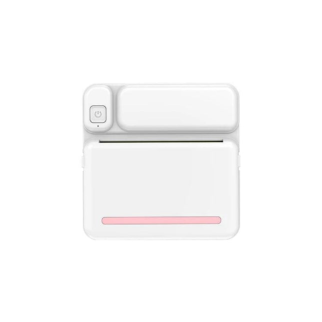 Student-Friendly Pocket Printer for Notes and Photos - compact white inkless thermal printer for students printing notes and black-and-white photos