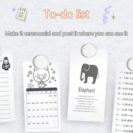 Student-Friendly Pocket Printer for Notes and Photos printing small black-and-white to-do list and memo sheets on a wall