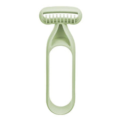 Gentle Macro Blade Shaver for Sensitive Legs and Armpits Matcha Green