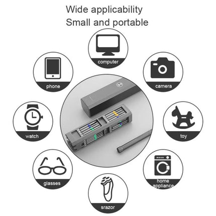 Greener Precision Screwdriver Set for Device Maintenance - compact S2 steel precision bits for phone, camera, watch and small electronics repairs
