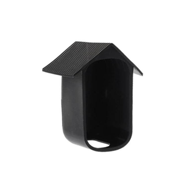Silicone Protective Cover for EufyCam 2C Security Camera in Black - black outdoor silicone cover shielding from rain and scratches