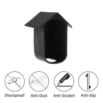 Silicone Protective Cover for EufyCam 2C Security Camera in Black — flexible shockproof, anti-dust, anti-scratch outdoor camera skin