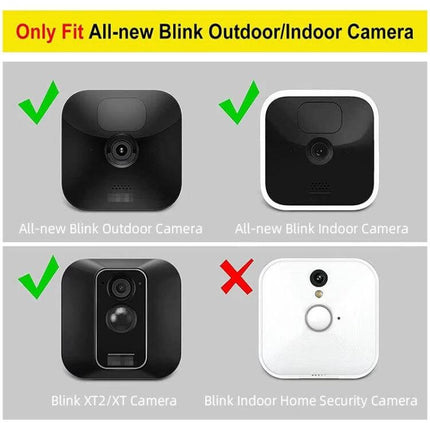 Silicone Protective Cover for Blink Security Cameras in Black - black silicone case fits Blink Outdoor, Indoor, XT1 and XT2 to protect from rain and scratches