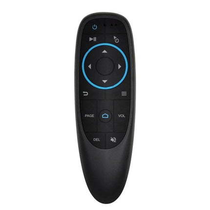 Wireless Voice Remote Control with Learning Function for TVs - Black ergonomic voice remote with learning and multimedia buttons