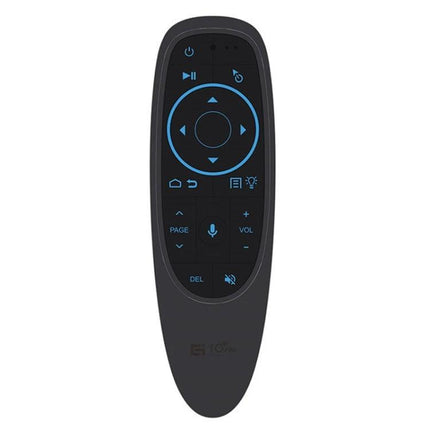 Wireless Voice Remote Control with Learning Function for TVs - Black ergonomic TV remote with voice button and learning function