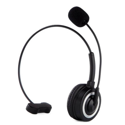 DANYIN Single Ear Bluetooth Headset For Hands Free Office Calls black single-ear headset with boom mic for clear office calls