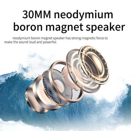 DANYIN Single Ear Bluetooth Headset For Hands Free Office Calls 30mm neodymium speaker exploded view