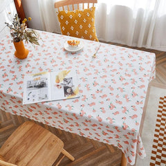 Elegant Waterproof PVC Table Cover for Farmhouse Dining, Series 1 Red Apple 60x120cm