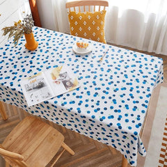 Elegant Waterproof PVC Table Cover for Farmhouse Dining, Series 1 Blueberry 60x120cm