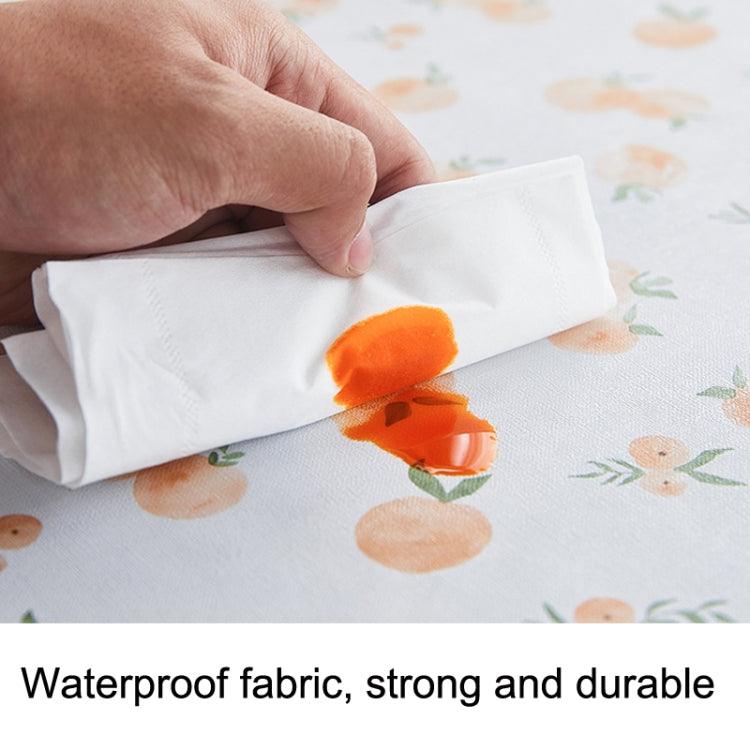 Elegant Waterproof PVC Table Cover for Farmhouse Dining, Series 1