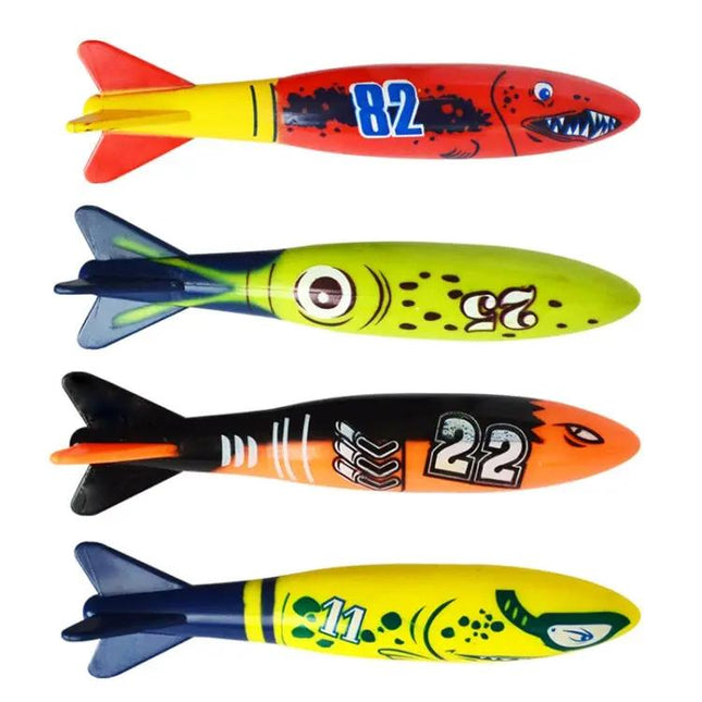 Large Kids Pool Diving Toy Set Assorted Sea Creature Toys | Syndmart