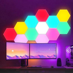 RGB Honeycomb LED Night Light - Transformative Decorative Atmosphere Lamp