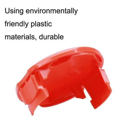 Lawn Mower Spool Cover For Garden Use, Red Replacement Part - Red ABS plastic replacement spool cover for Flymo lawn mowers
