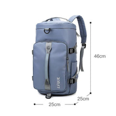 Versatile Waterproof Crossbody Backpack with Spacious Design