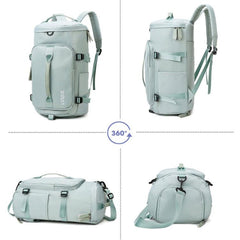 Versatile Waterproof Crossbody Backpack with Spacious Design