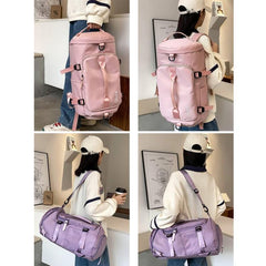 Versatile Waterproof Crossbody Backpack with Spacious Design