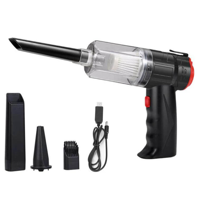 Small Car Blowing And Suction Dual-Purpose Vacuum Cleaner Car And Home compact cordless wet-dry vacuum with nozzle attachments and USB charging