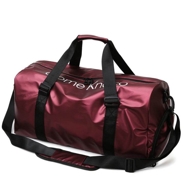 B-316 Large Capacity Glossy Waterproof Fitness Bag Luggage Bag