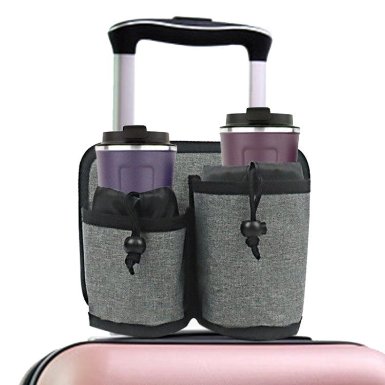 Luggage Beverage Organizer and Holder for Travel