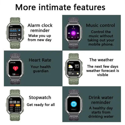 Daily Health Monitoring Watch for Active Lifestyles