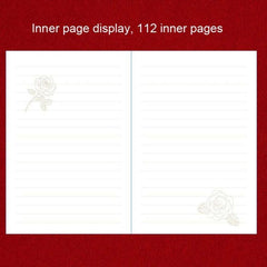 Elegant B6 Lockable PU Leather Journal with Ribbon Bookmark